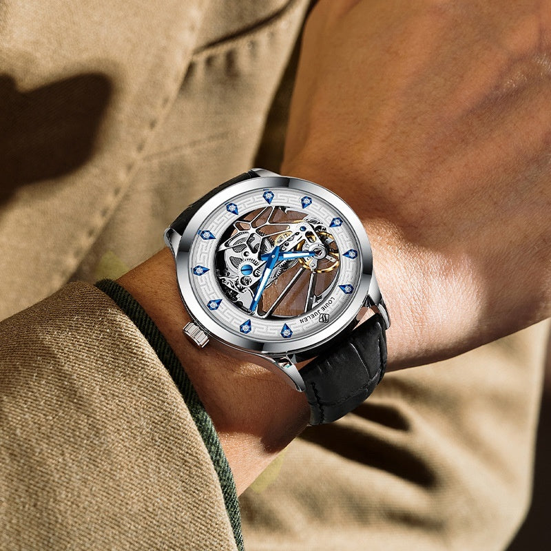 Men's Trendy Waterproof Luminous Mechanical Watch